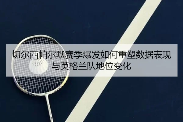 切尔西帕尔默赛季爆发如何重塑数据表现与英格兰队地位变化